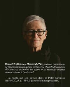 DANS L’ACTUALITÉ | Denise Desautels