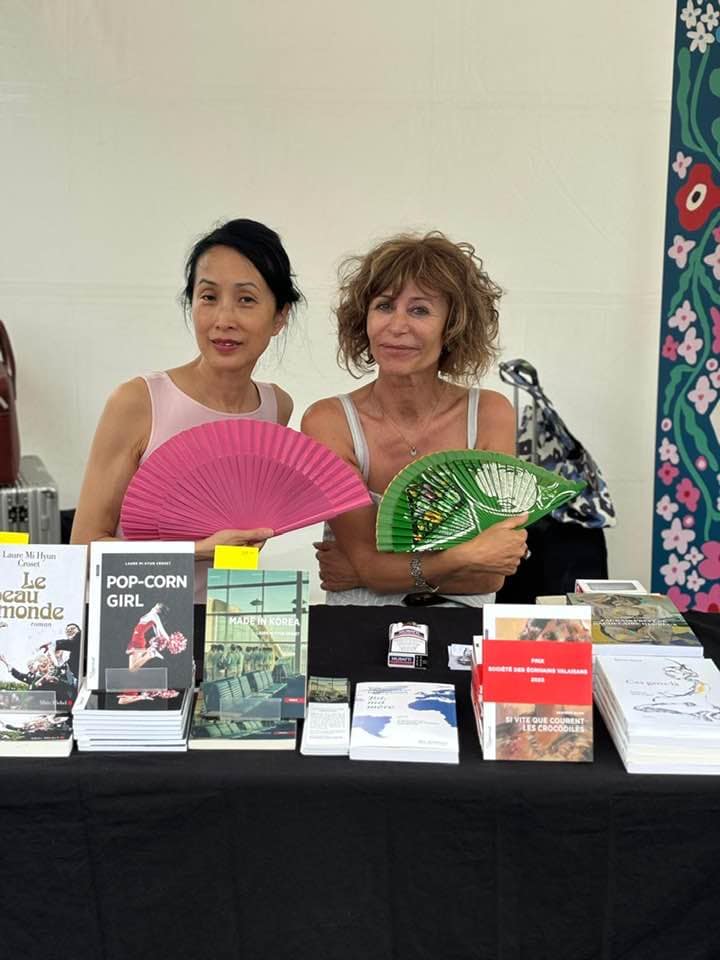 Laure Mi Huyn Croset et Béatrice Riand au Livre sur les Quais