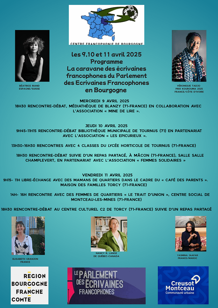 La Caravane des écrivaines francophones en Bourgogne