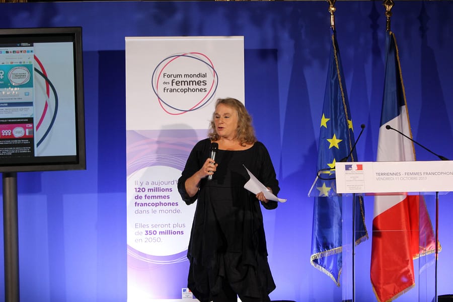 Sylvie Braibant, Forum mondial des femmes francophones, 2013, Paris